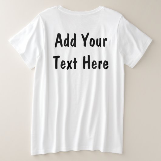 パレスチナ抵抗パターンのケフィエ記号 プラスサイズTシャツ (デザイン裏面)