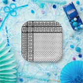 パレスチナ抵抗パターンのケフィエ記号 ペーパープレート (パーティー)