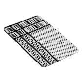 パレスチナ抵抗パターンのケフィエ記号 マグネット (右側)