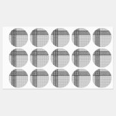 パレスチナ抵抗パターンのケフィエ記号 ラベル (シート)