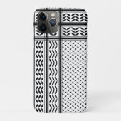 パレスチナ抵抗パターンのケフィエ記号 Case-Mate iPhoneケース (裏)