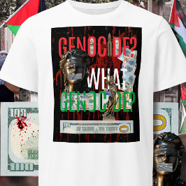 パレスチナ支持Tシャツ | ガザでのジェノサイド反対 Tシャツ