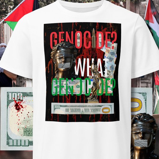パレスチナ支持Tシャツ | ガザでのジェノサイド反対 Tシャツ