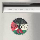 パレスチナ文化パレスティナスイオリーブ マグネット (インサイチュ (食洗機))