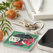 パレスチナ文化 |パレスティナスイカ、オリーブt キーホルダー (正面右)