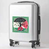 パレスチナ文化 |パレスティナスイカ、オリーブt シール (スーツケース)