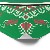 パレスチナ文化 |パレスティナスイカ、オリーブt ポスター (角)