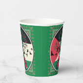 パレスチナ文化 |パレスティナスイカ、オリーブt 紙コップ (右)