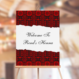 パレスチナ歓迎サイン