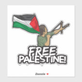 パレスチナ自治政府の子供の旗のパレスティンの自由 シール (シート)