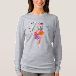 パレスチナ自由 女性用長袖Tシャツ Tシャツ