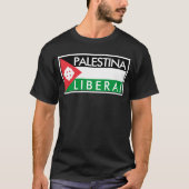 パレスチナ自由! Tシャツ (正面)
