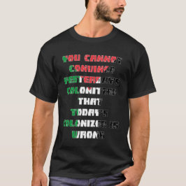 パレスチナ解放 パレスチナ地図 ガザジェノサイド Tシャツ