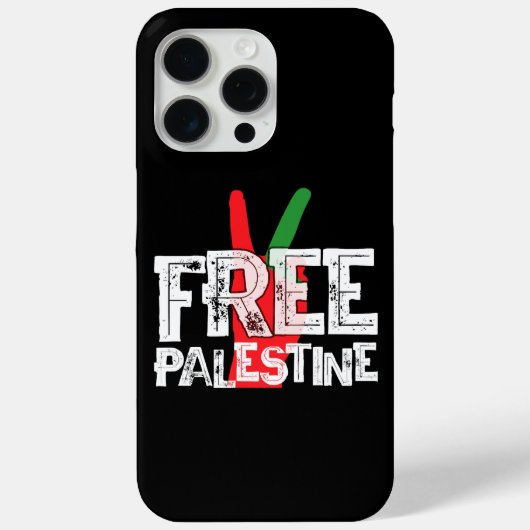 パレスチナ解放 パレスチナ愛国 停戦Tシャツ Case-Mate iPhoneケース (裏面)