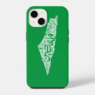 パレスチナ解放 マップと旗 فلسطين iPhone 14ケース
