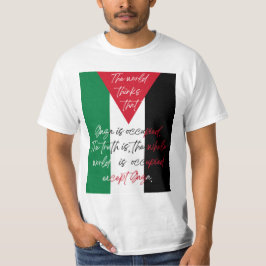 パレスチナ解放Tシャツ - ガザを救えTシャツ Tシャツ