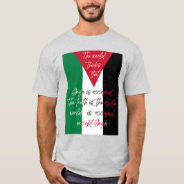 パレスチナ解放Tシャツ - ガザを救えTシャツ Tシャツ
