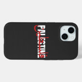 パレスチナ語アラビア語と英語ワードアート – 文字 Case-Mate iPhoneケース (裏面 (横))