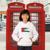 パレスチナ連帯フード付きスウェットシャツ | 愛と正義