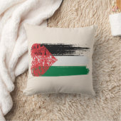 パレスチナ連帯 | 愛、正義、自由 クッション (ブランケット)