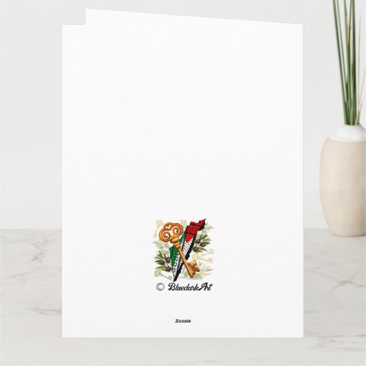 パレスチナ鍵の返還権の象徴 カード (裏面)