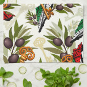 パレスチナ鍵の返還権の象徴 キッチンタオル (折り畳み)