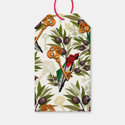 パレスチナ鍵の返還権の象徴 ギフトタグ (正面)