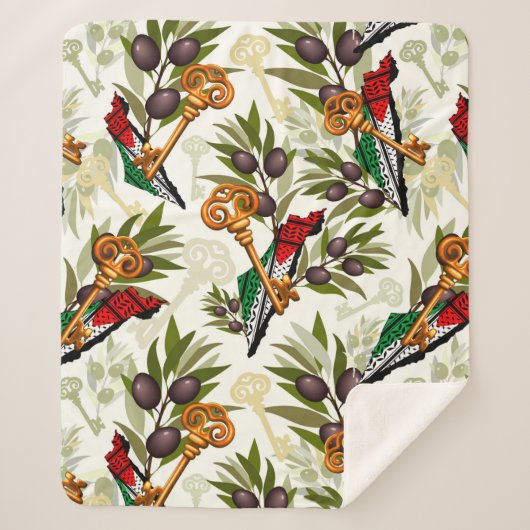 パレスチナ鍵の返還権の象徴 シェルパブランケット (正面)