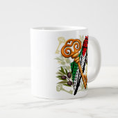 パレスチナ鍵の返還権の象徴 ジャンボコーヒーマグカップ (正面右)