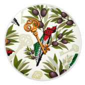 パレスチナ鍵の返還権の象徴 セラミックノブ (正面)