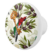 パレスチナ鍵の返還権の象徴 セラミックノブ (右)