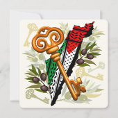 パレスチナ鍵の返還権の象徴 セーブザデート (正面)