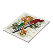 パレスチナ鍵の返還権の象徴 タイル (側面)