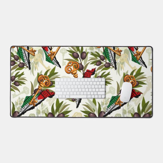 パレスチナ鍵の返還権の象徴 デスクマット (キーボード&マウス)