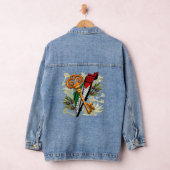 パレスチナ鍵の返還権の象徴 デニムジャケット (ハンガー)