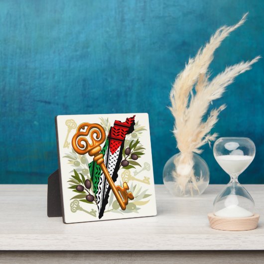 パレスチナ鍵の返還権の象徴 フォトプラーク (インサイチュ)