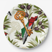 パレスチナ鍵の返還権の象徴 ペーパープレート (正面)