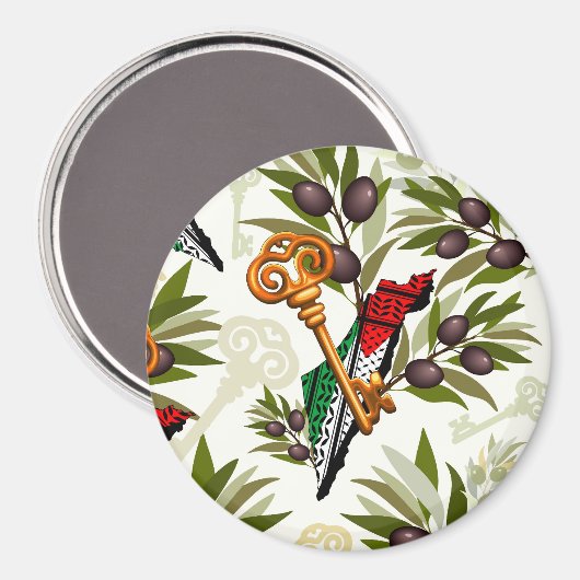 パレスチナ鍵の返還権の象徴 マグネット (正面/裏面)