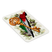 パレスチナ鍵の返還権の象徴 マグネット (右側)