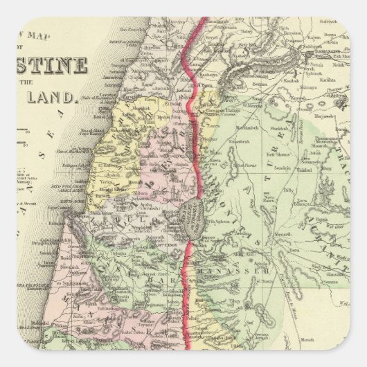 パレスチナ，エルサレム2 スクエアシール (正面)