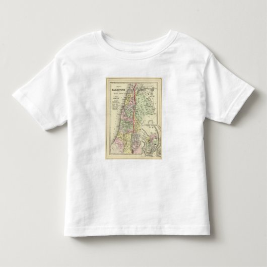 パレスチナ、エルサレム2 トドラーTシャツ (正面)