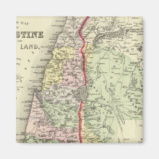 パレスチナ，エルサレム2 マグネット (正面)