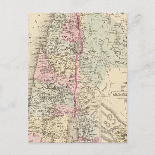 パレスチナ、エルサレム ポストカード (正面)