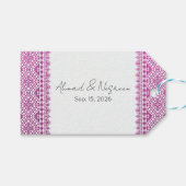 パレスチナ タトレーズ プリント ギフトタグ (正面(横))