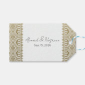 パレスチナ タトレーズ プリント ギフトタグ (正面(横))