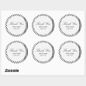 パレスチナ ハッタ ケフィーヤ ありがとう 結婚式 ラウンドシール (シート)