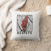 パレスチナ レジスト Tシャツ クッション (ブランケット)
