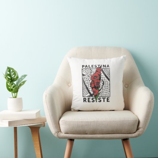 パレスチナ レジスト Tシャツ クッション (椅子)