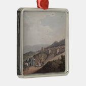 パレスチナ、主な部分の眺めのベスレヘム メタルオーナメント (右)