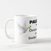 パレスチナ…互いに微笑み合う コーヒーマグカップ (左)